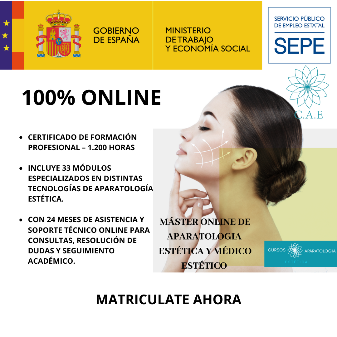 Máster Online de Aparatología Estética y Médico -Estética