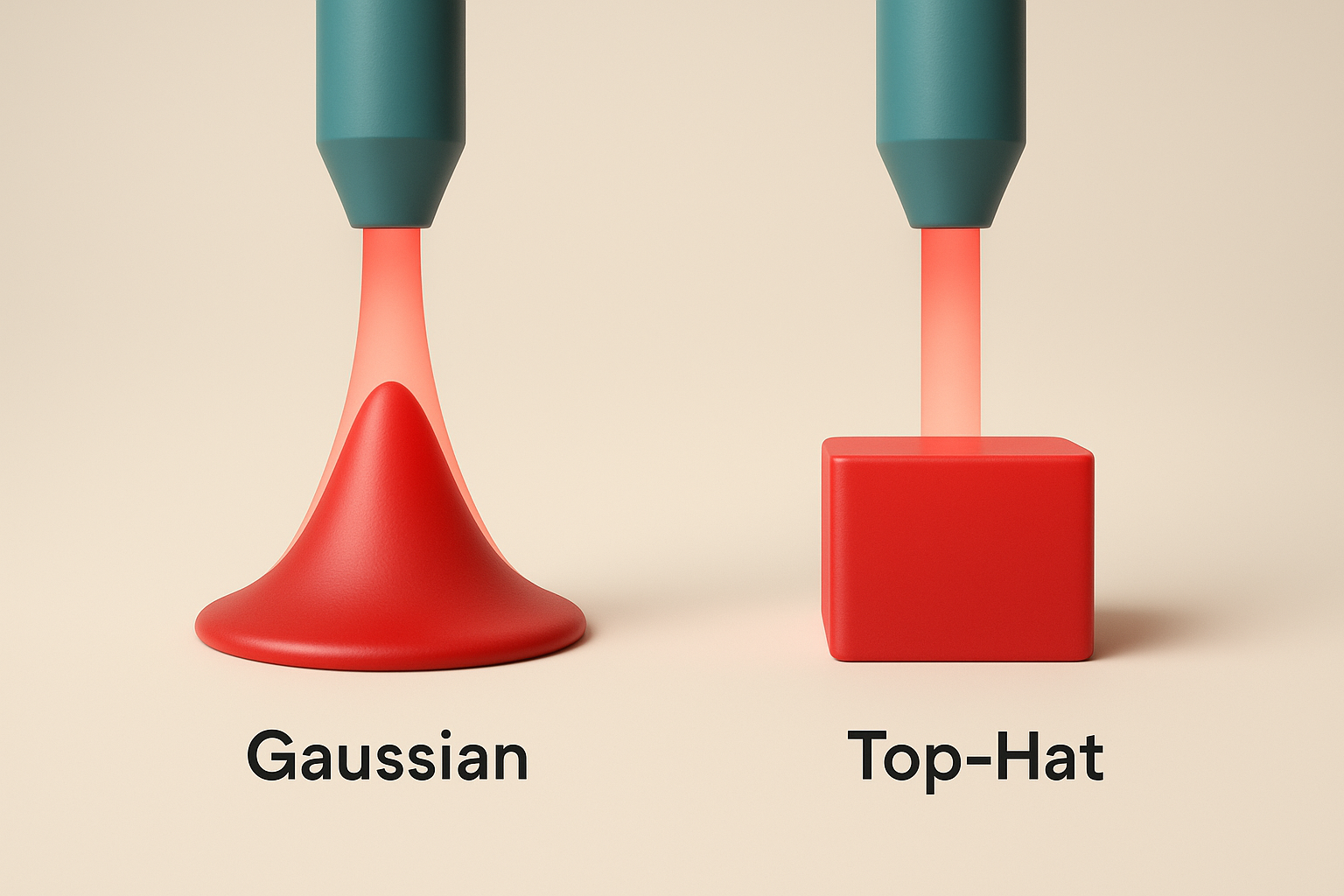 🔍 “¿Sabías que el perfil del haz influye en la eficacia del láser Q-Switched? Descubre la diferencia entre Top-Hat y Gaussiano”