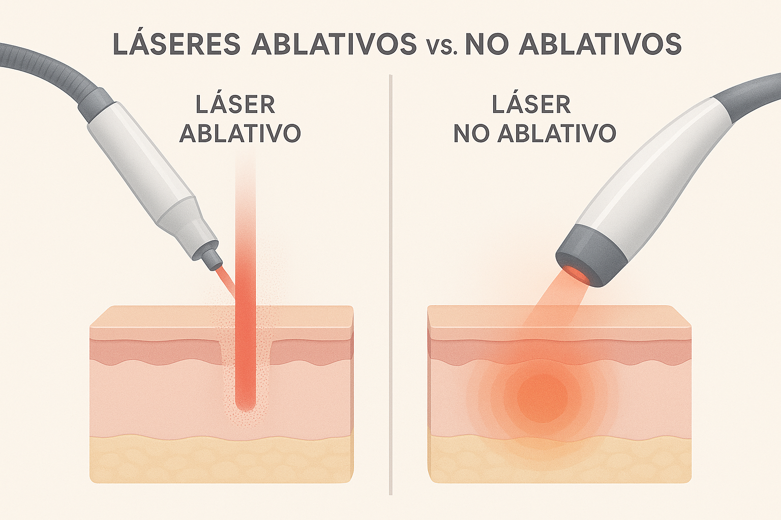 🌟 Láseres Ablativos vs. No Ablativos: ¿Cuál es mejor para tu piel?