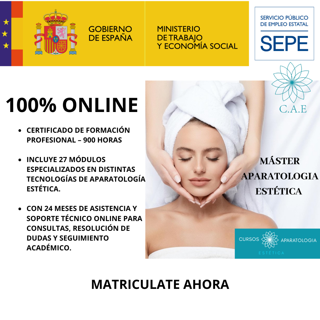 Máster Online de Aparatología Estética 