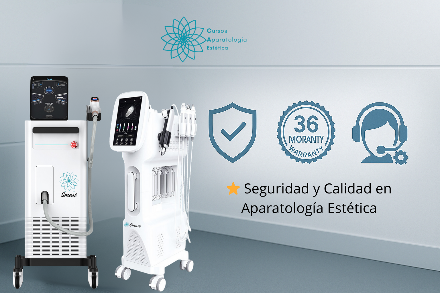 Seguridad y Calidad en Aparatología Estética: Garantía de 36 Meses + Soporte Técnico Profesional