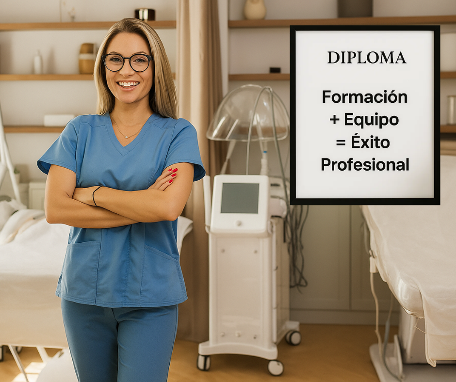 🌟 Por qué es importante formarte cuando compras aparatología estética (y cómo nuestra Doble Titulación te marca la diferencia)