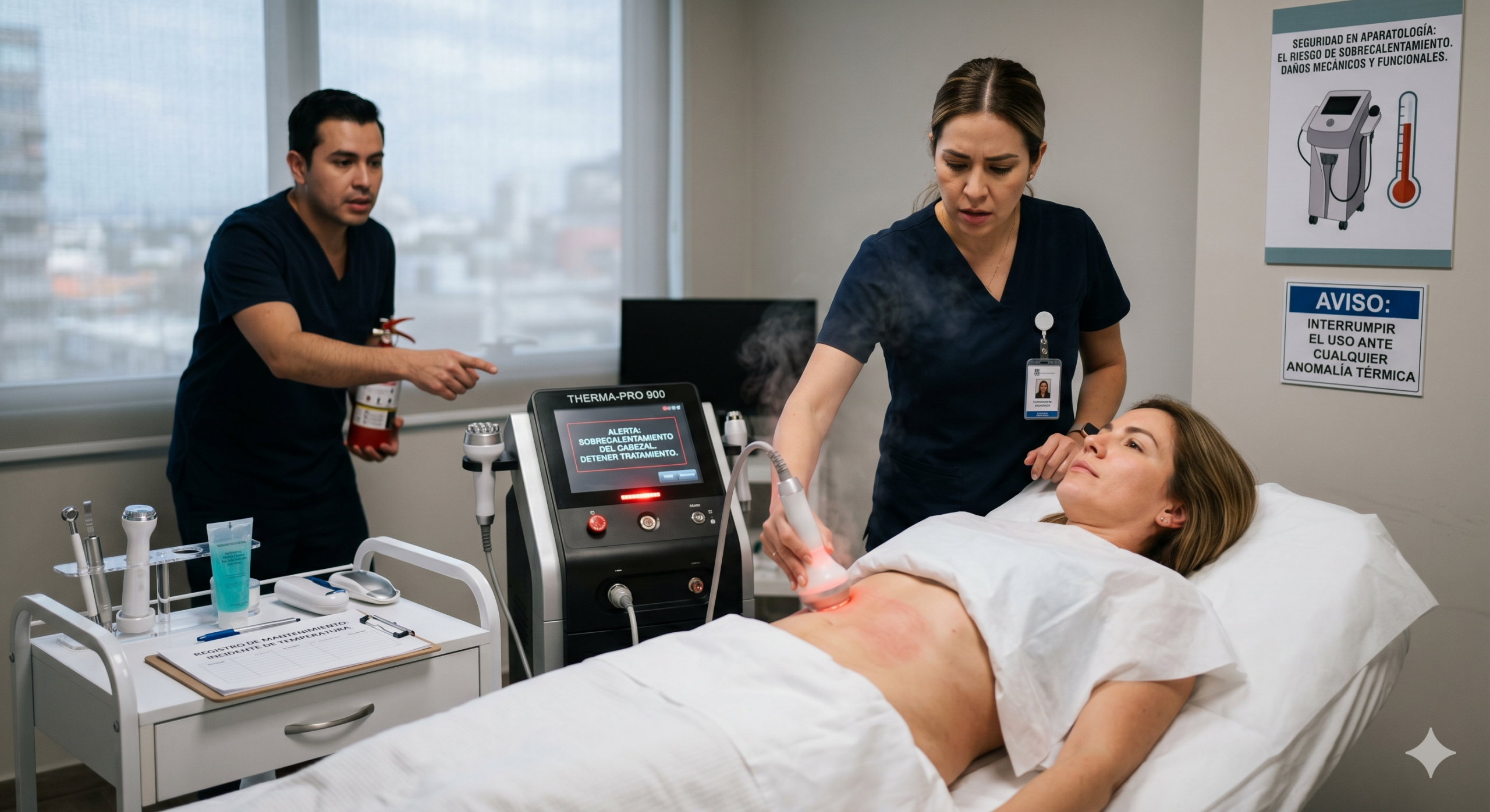 ⚠️ Aparatología estética: riesgos mecánicos y funcionales