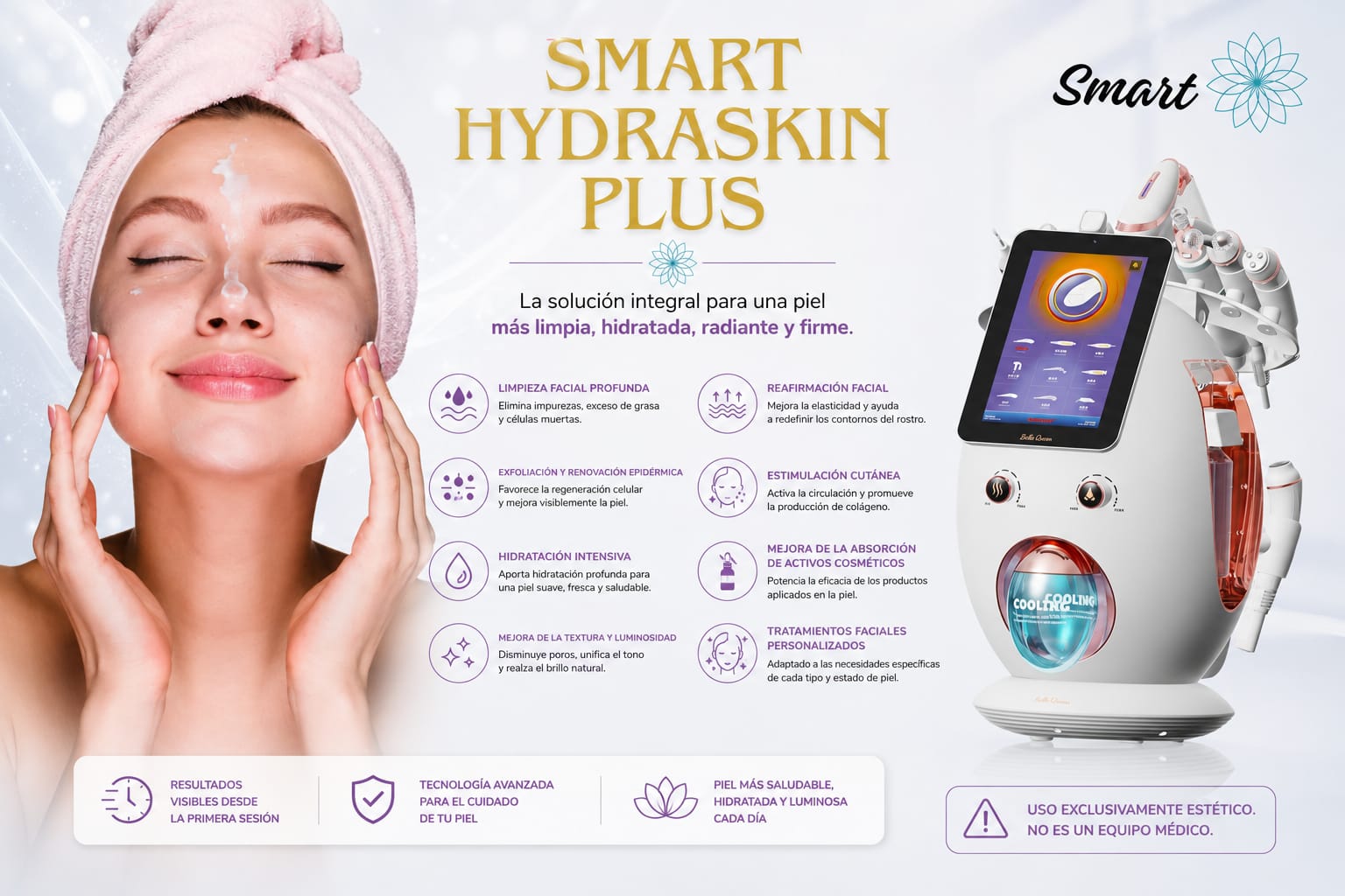 SMART HYDRASKIN PLUS: La Revolución del Diagnóstico Facial Inteligente
