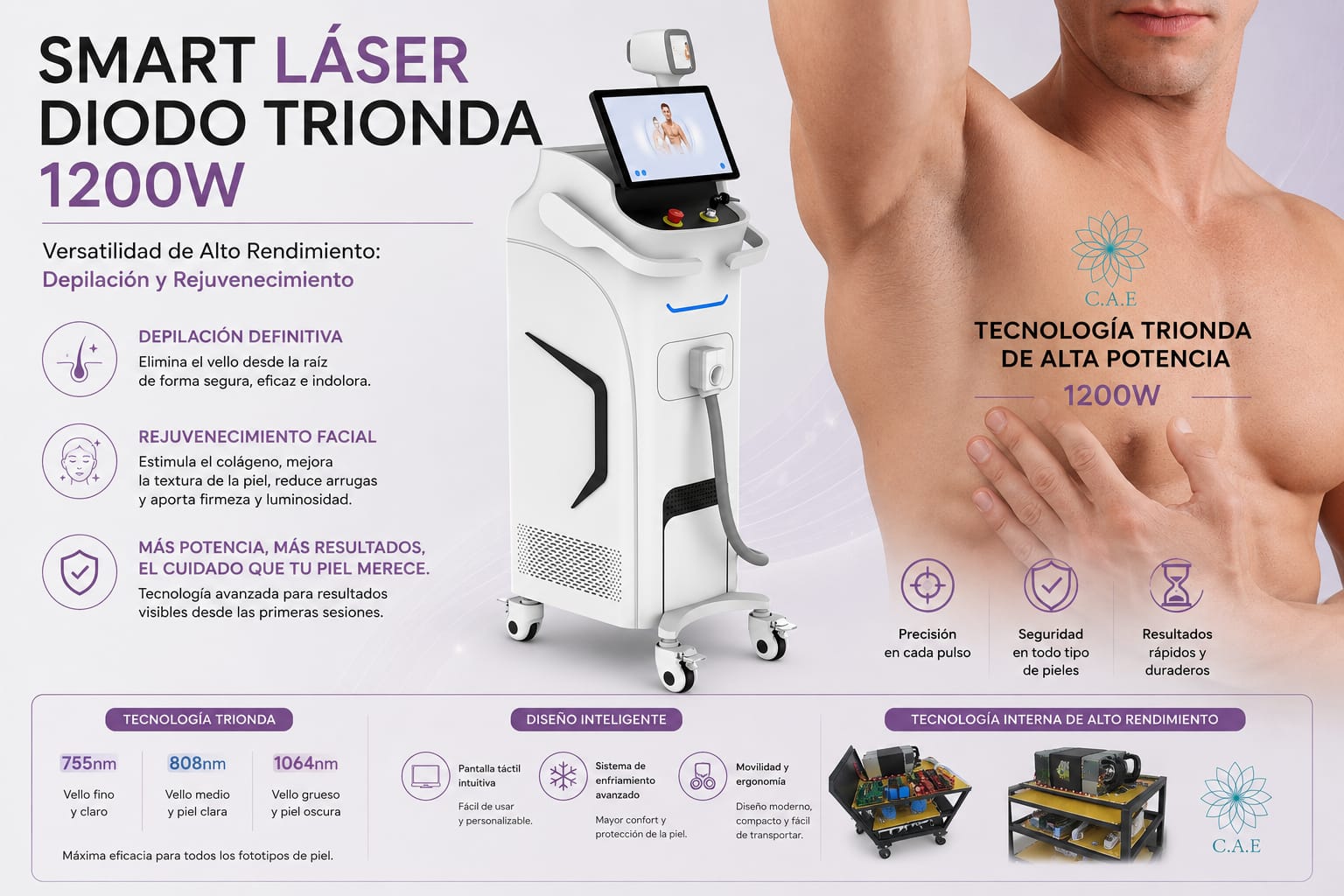 Láser de Diodo Trionda 1200W