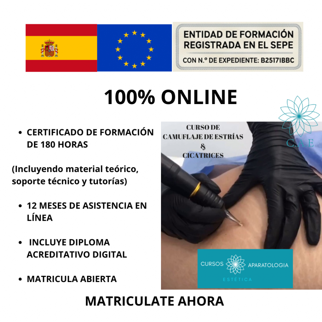 Cursos Online Camuflaje de estrías, cicatrices y BB-Glow