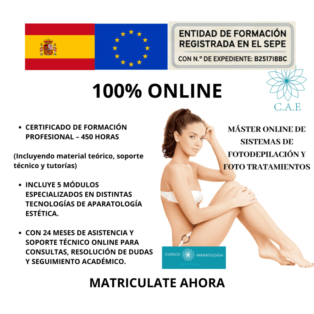 Máster Online Sistemas de Fotodepilación y Foto tratamientos