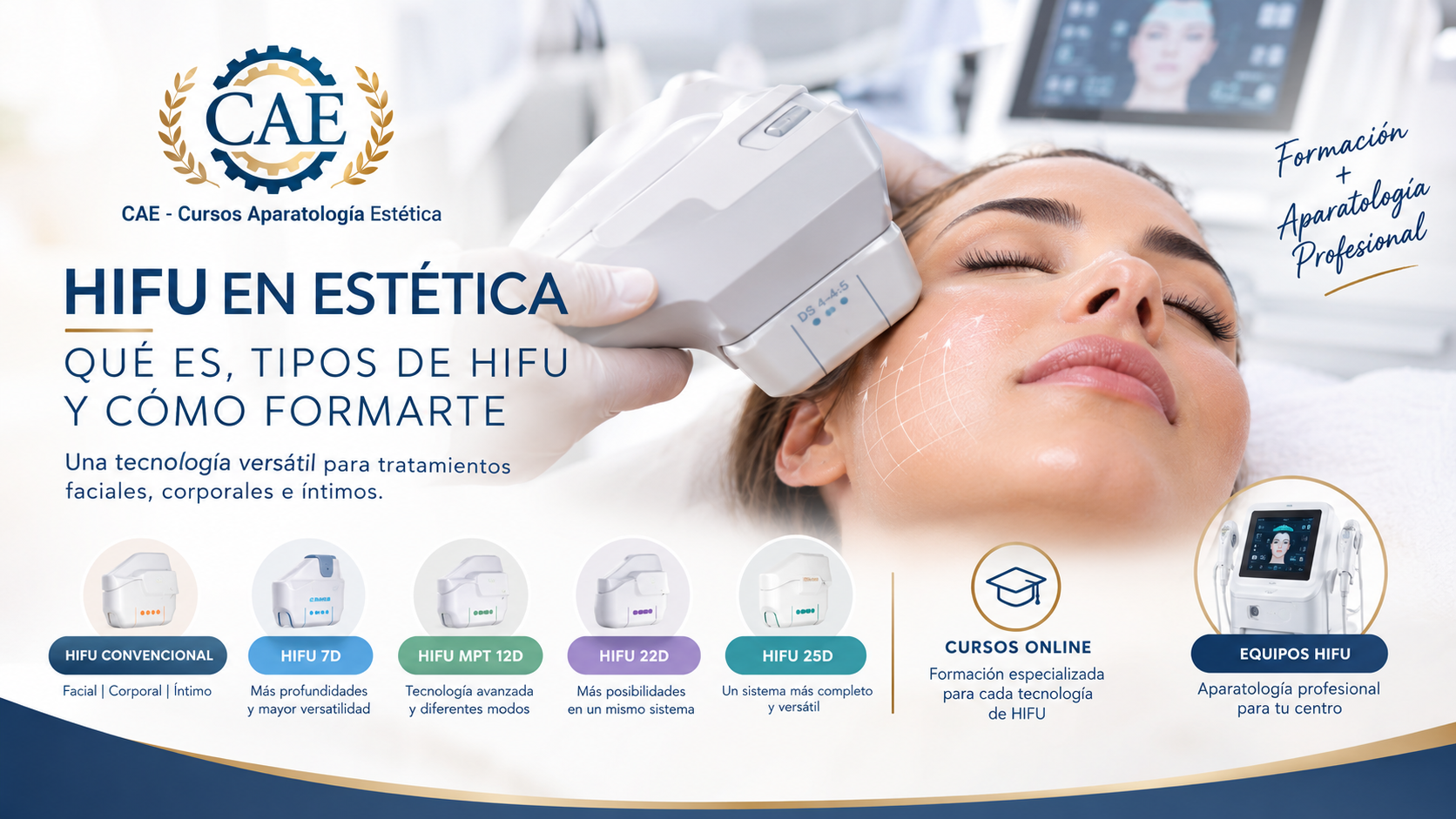 HIFU en estética: qué es, tipos de HIFU y cómo formarte en esta tecnología