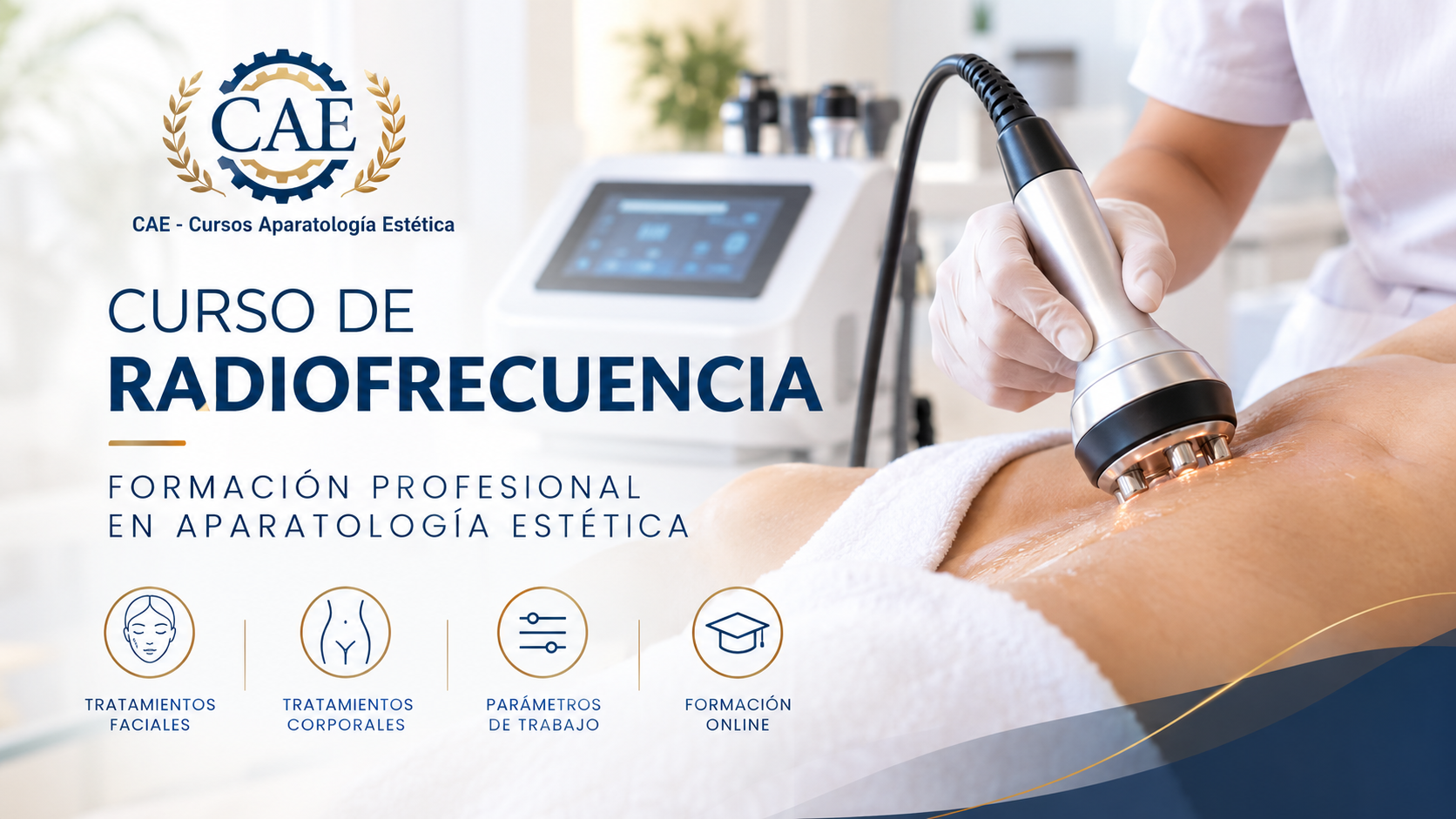 Curso de Radiofrecuencia: fórmate para trabajar con una de las tecnologías más utilizadas en estética