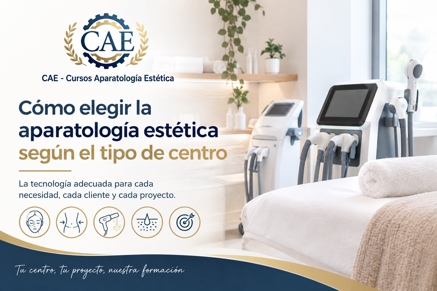 Cómo elegir aparatología estética según el tipo de centro
